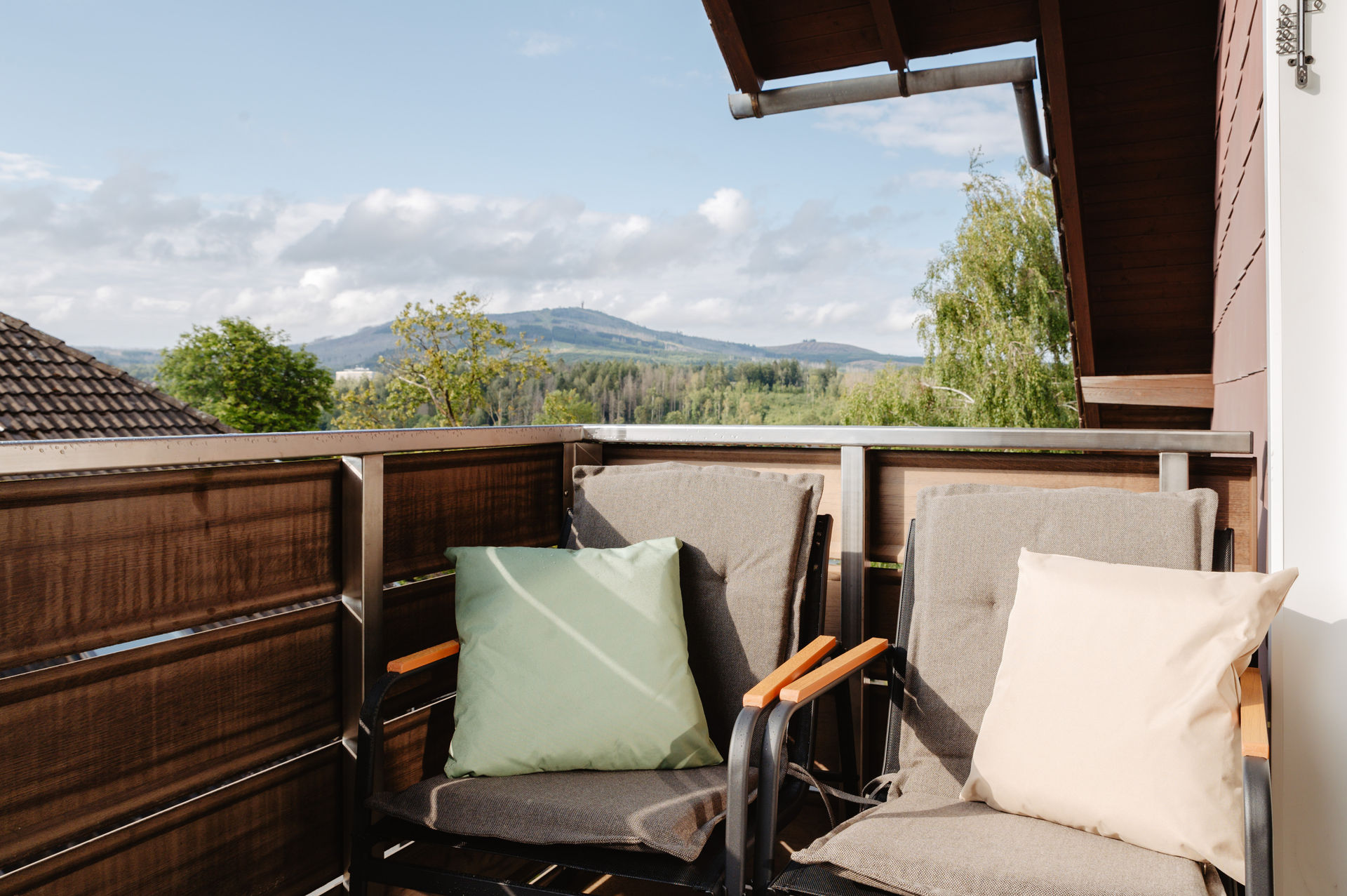 Balkon mit Blick auf den Wurmberg